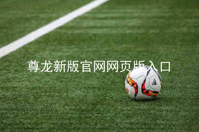 尊龙新版官网网页版入口